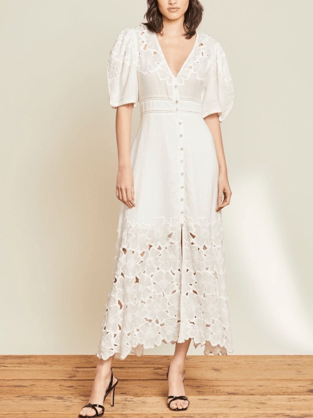 Veronica Beard Hope Dress in White